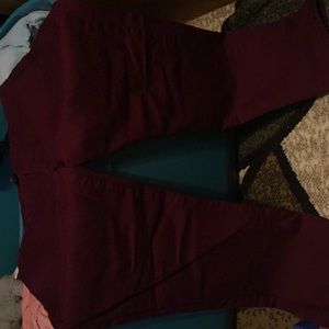 Maroon pants